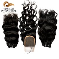 Raw Human Hair Weave With Closures Cuticle Aligned Virgin Hair With Frontal Wholesale Brazilian Hair Bundle Vendor