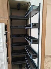 Glass Pantry - Color: Black