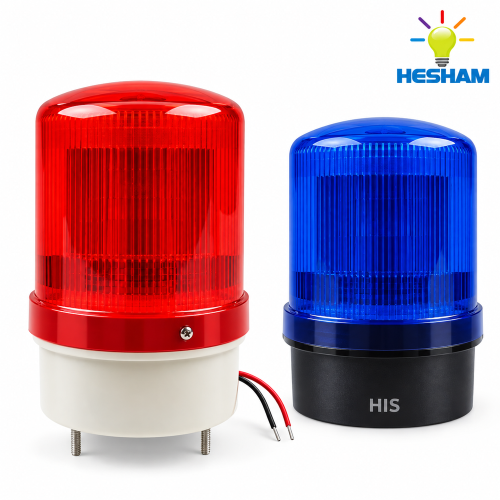 Revolving Warning Light 10 W with Hooter (HIS-FLWS-014M)