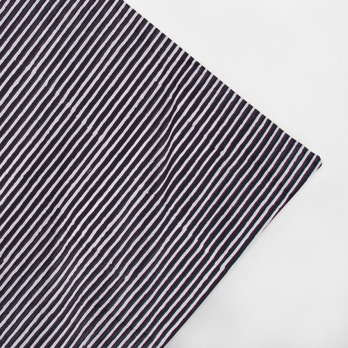 HAND BLOCK PRINT STRIP COTTON FABRIC