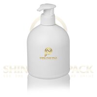 500ml Wall Shape Hand Wash Bottle - Plastic Material, 500 Milliliter Capacity, Versatile Shape, Fit For Chemical & Pharmaceutical Use - Pump Sprayer Seal