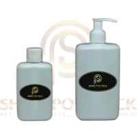 HDPE FLAT LOTION BOTTLE