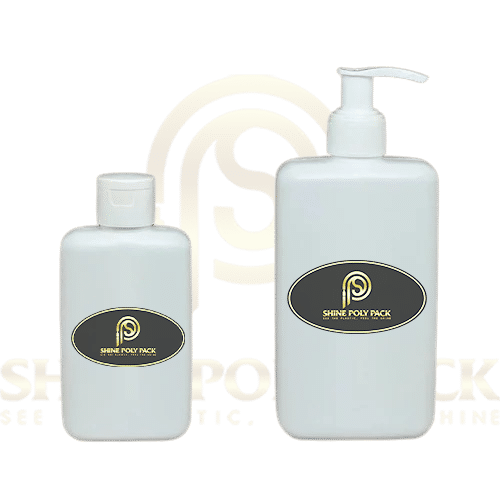 HDPE FLAT LOTION BOTTLE