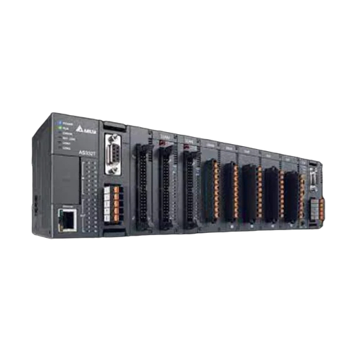Delta Digital Programmable Logic Controller - Durable Industrial Automation Device, Black Design, Warranty Included
