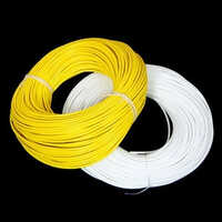 Pvc Marking Sleeves - 100 Meter Coil, Flexible Cylindrical Design, White Pvc Material, Yellow Coated Surface Treatment