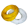Pvc Marking Sleeves - 100 Meter Coil, Flexible Cylindrical Design, White Pvc Material, Yellow Coated Surface Treatment