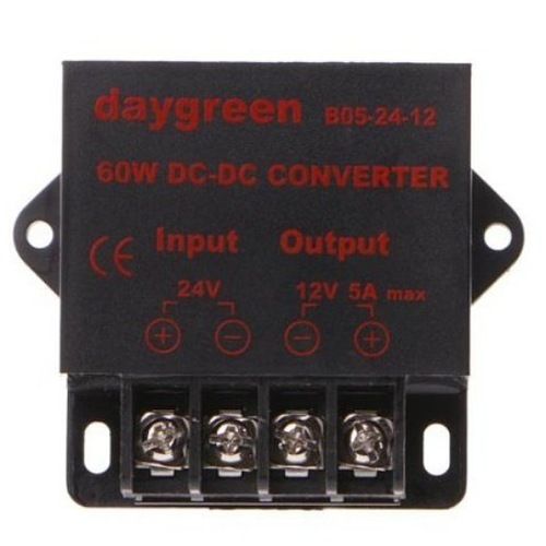 DC To DC Converter 24V to 12V 5A 60W