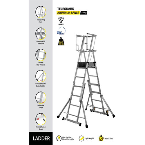 ALUMINIUM TELEGUARD LADDER