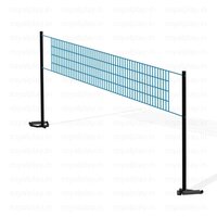 Volleyball Pole and Net Height Adjustable