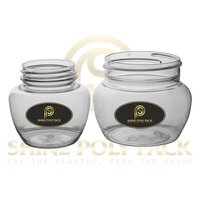 Transparent Pet Apple Gel Jar With Cap