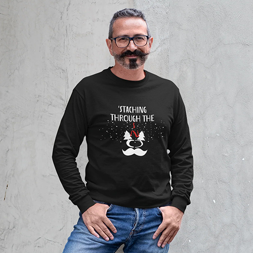 Staching Through The Snow Sweatshirt