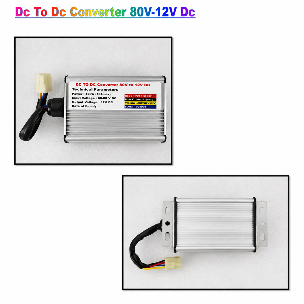 Dc To Dc Converter 80-12v Dc - Efficiency: 89%