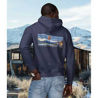 Chilling Back Print Hoodies