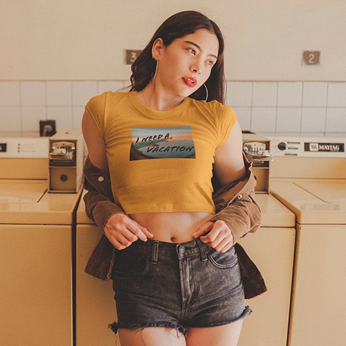 I Need A Vacation Crop Top