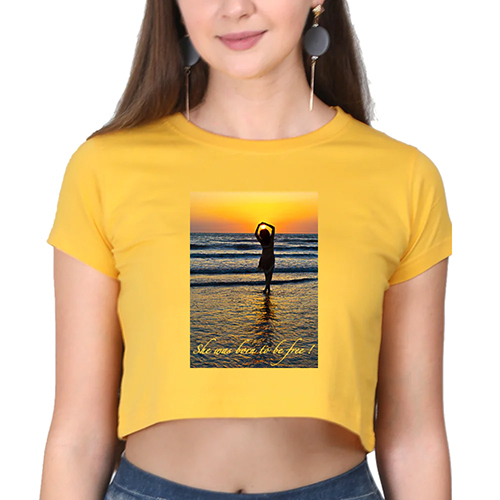 Born To Be Free Crop Top
