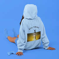 Fly High Shrivardhan Back Print Hoodie