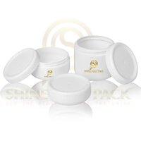 Pp Cream Jar - Plastic Material, 25gm - 200gm Size, Any Color, Round Shape, Screw Cap Sealing, Industrial Use In Chemical, Pharmaceutical, Oil