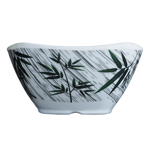 4-Inch Square Serving Bowl - Color: White