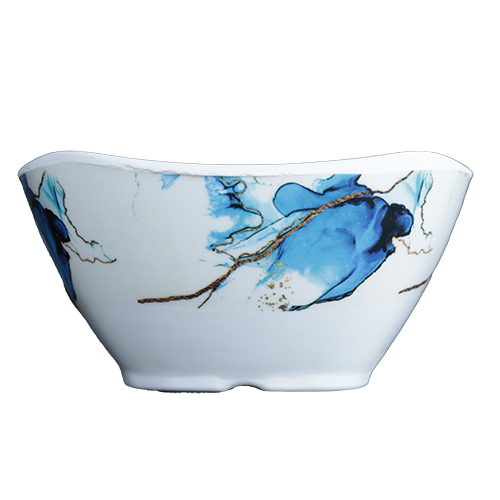 Mini Square Bowl A 4 Inch - Color: White