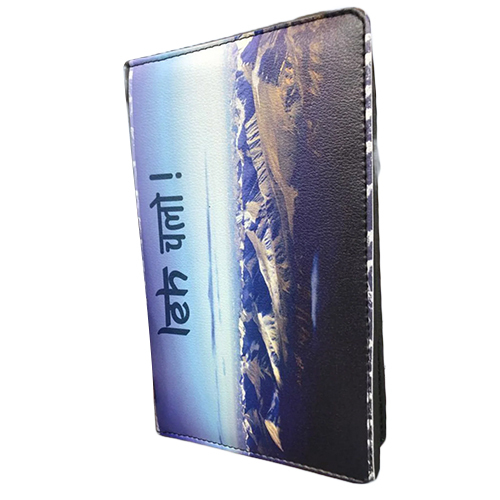 Leh Chalo Black Vegan Leather Travel Wallet