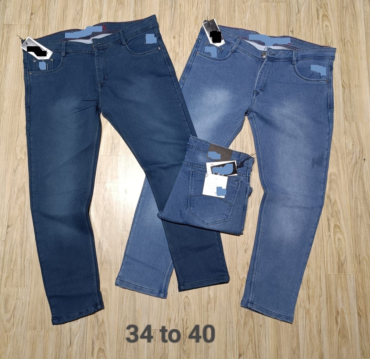 JOHN PRIDE Plus Size Men Regular Fit Strechable Jeans 40 Grey   Amazonin Clothing  Accessories