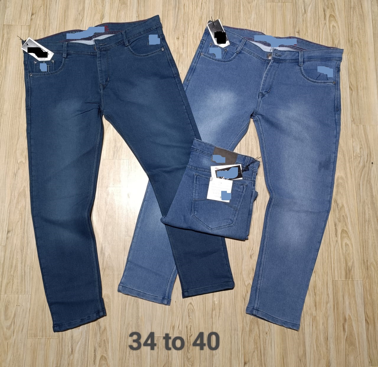 Branded Men's big and plus size denim jeans