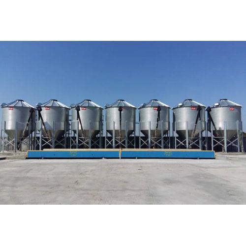 Galvanized Farm Hopper Silos