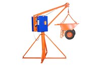 Mini Lift - 2 HP / 3 HP Power, 30 Metres Rope, 9 Floors Height | Steel Material, Orange Color, 1 Year Motor Warranty
