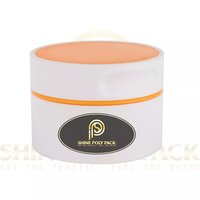 Dw Cream Jar - Plastic, 50gm - 100gm , Round Shape, Screw Cap Sealing, Available In Various Colors For Chemical & Pharmaceutical Industries
