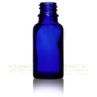 20ml Essential Oil Round Glass Dropper Bottle - Round, 20ml Capacity, Blue | Ideal For Chemical, Oil, Pharmaceutical Use, Customizable Options