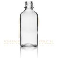 GLASS DROPPER CLEAR BOTTLE