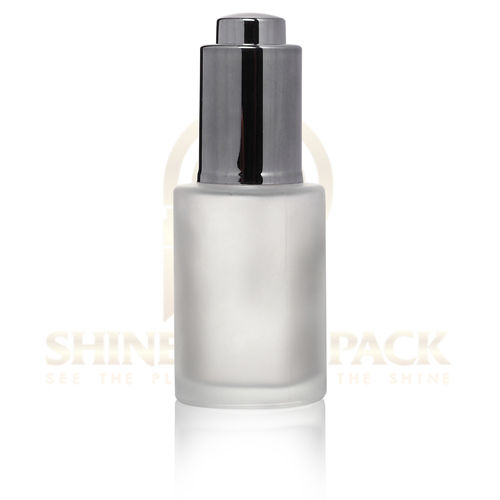 30ml GLASS FLAT SHOULDER DROPPER BOTTLE