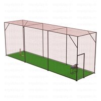 Royal Box Cricket With Grass Mat and Ball Throwing Machine