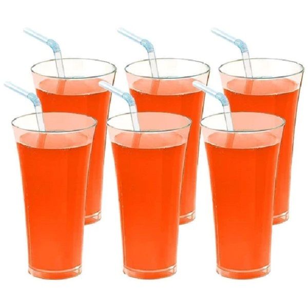 Plastic Transparent Juicy Glass