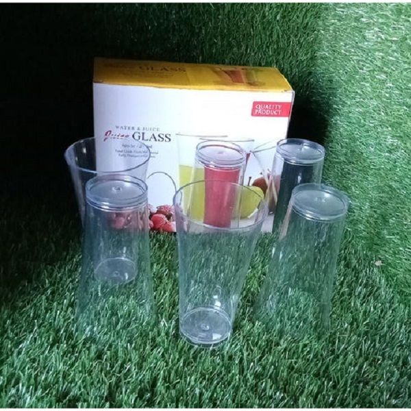 Plastic Transparent Juicy Glass