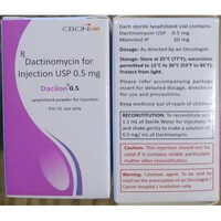 Dacilon Dactinomycin 0.5 Mg Injection Ingredients: Vitamin