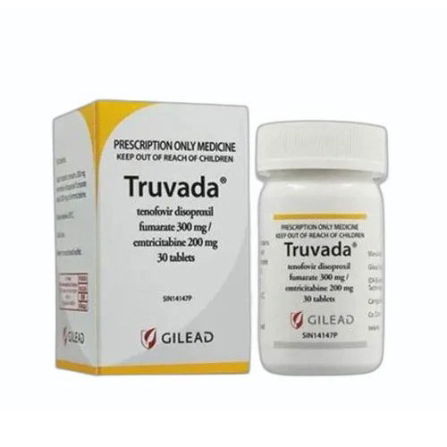 Tenofovir And Emtricitabine Truvada 200 Mg 300 Mg Tablets General Medicines