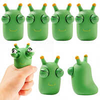 Green Eyeball Popping Squeeze Toy For Stress Relief And Office Desk Toys