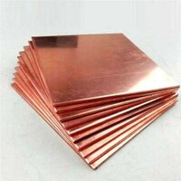 Industrial Copper Sheets - Rigid Copper Strips, Various Sizes & Thicknesses, Reddish-brown Hue, Corrosion Resistant, Alloy Grade