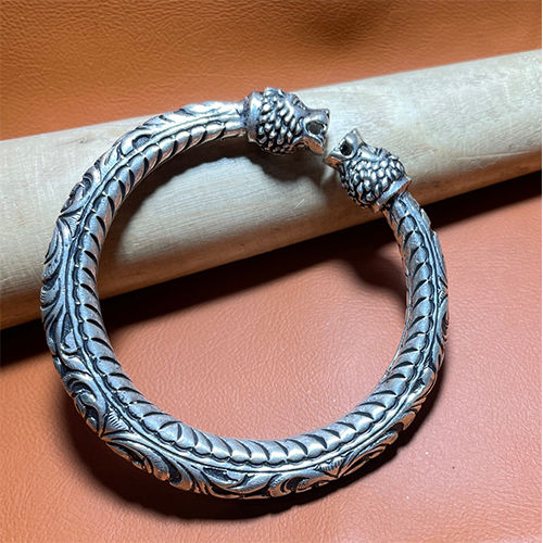 Silver 92.5 Rajasthani Fancy Bracelet