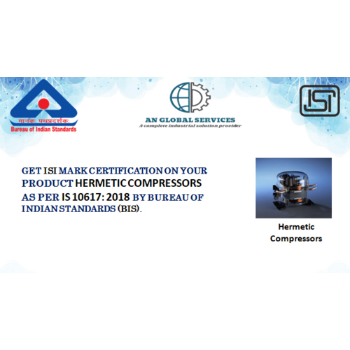 Hermetic compressor ISI Certification