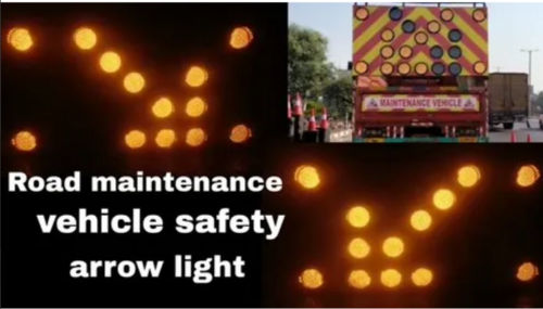 Road Maintenance Vehicle Safety Arrow Light