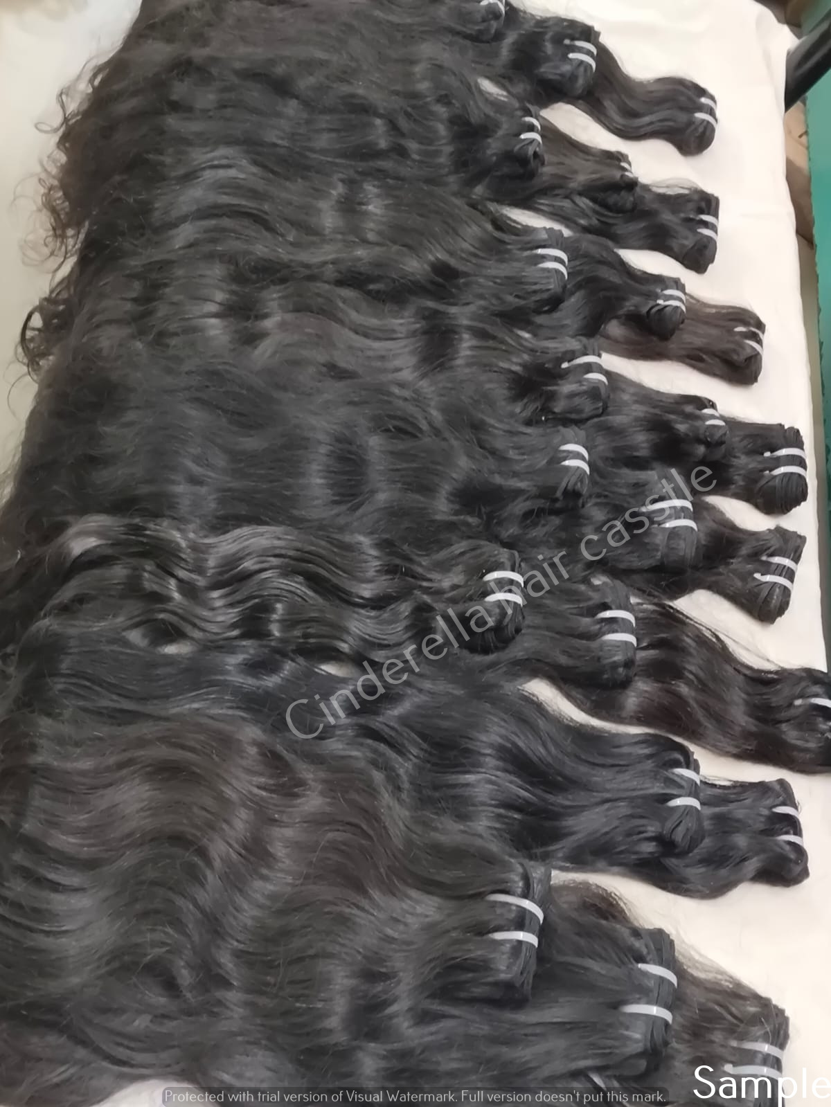 FACTORY SUPPLIERS 100% RAW INDIAN WAVY HUMAN HAIR