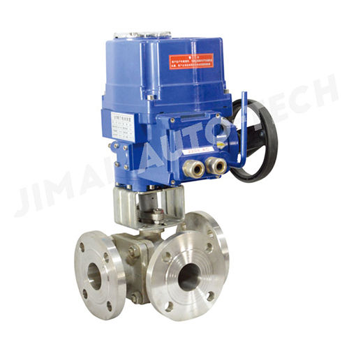 Three Way Flange Ball Valve Application: Industrial