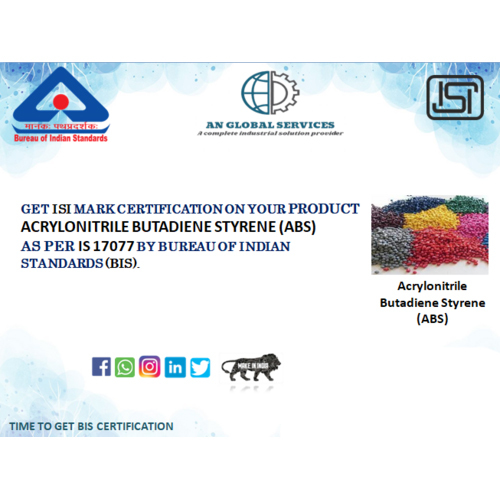 Acrylonitrile Butadiene Styrene (ABS) ISI Certification