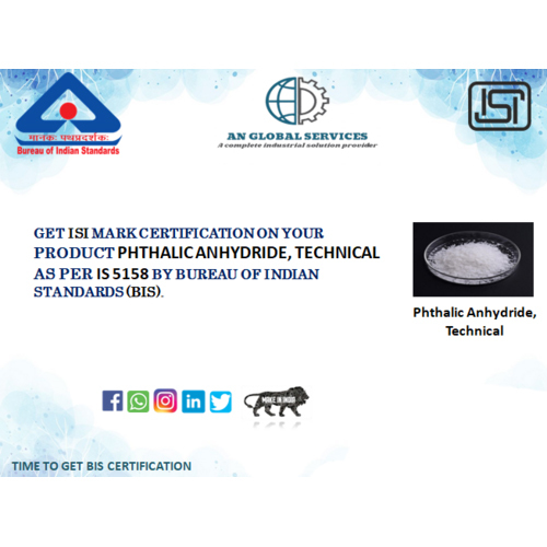 Phthalic Anhydride ISI Certification