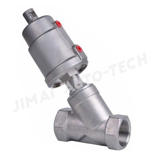 Thread Angle Seat Valve SS Single Port Actuator