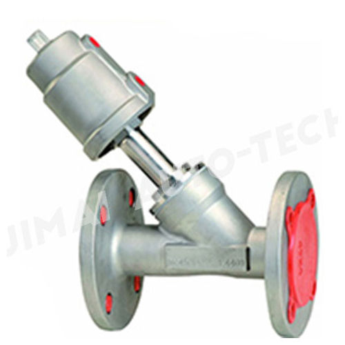 Flange Angle Seat Valve Ss Actuator Application: Industrial