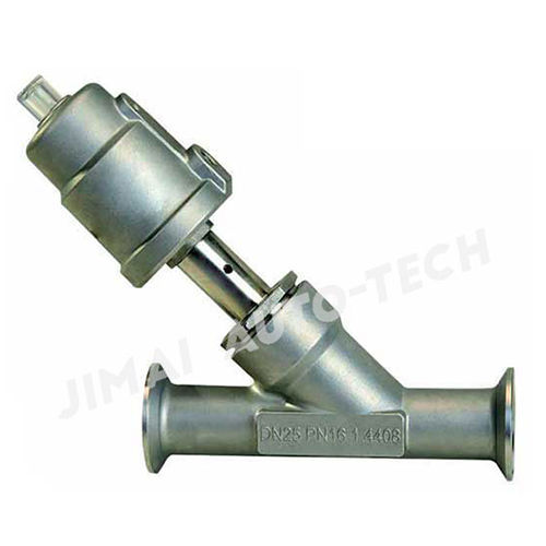 Tri-Clamp Angle Seat Valve Ss Single Port Actuator Application: Industrial