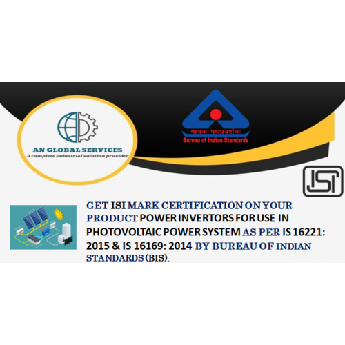 Power Invertors for use in photovoltaic power system ISI Certification